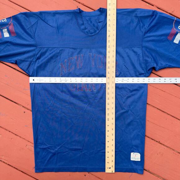 True Vintage New York Giants 80s Champion Jersey NFL USA Made Football L Blue - Picture 12 of 12